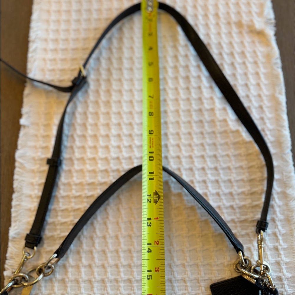 Coach Black Leather Shoulder Bag - Picture 9 of 16
